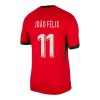 Virallinen Fanipaita Portugali Joao Felix 11 Kotipelipaita Euro 2024 - Miesten